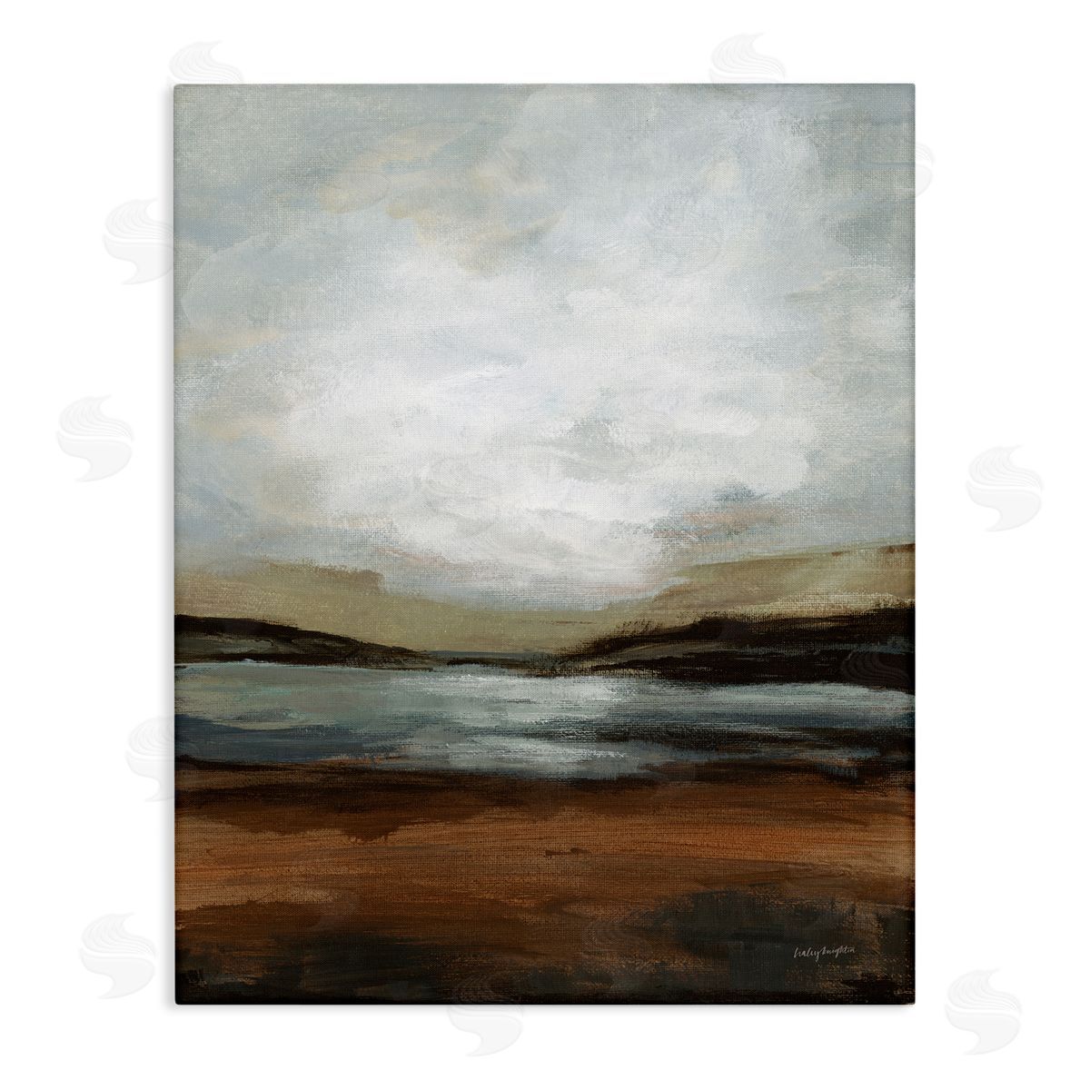 Haley Knighten Copper Creek Landscape Canvas Wall Art Print