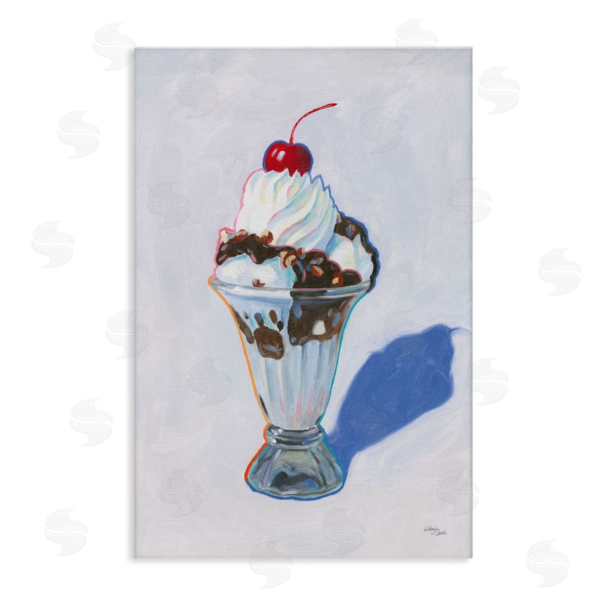 Wellington Studio Ice Cream Sundae Canvas Wall Art Print