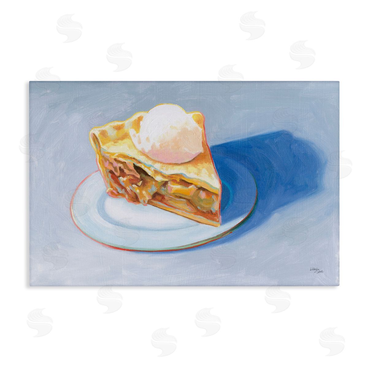 Wellington Studio Apple Pie Still Life Canvas Wall Art Print