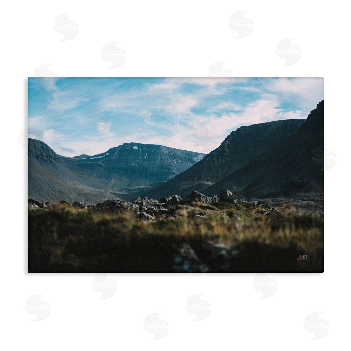Max Blakesberg Studios Iceland Hike Landscape Canvas Wall Art Print