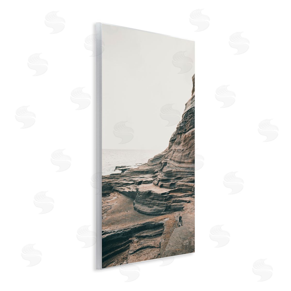 Max Blakesberg Studios Rocky Hawaiian Shore Wooden Wall Plaque Art Print