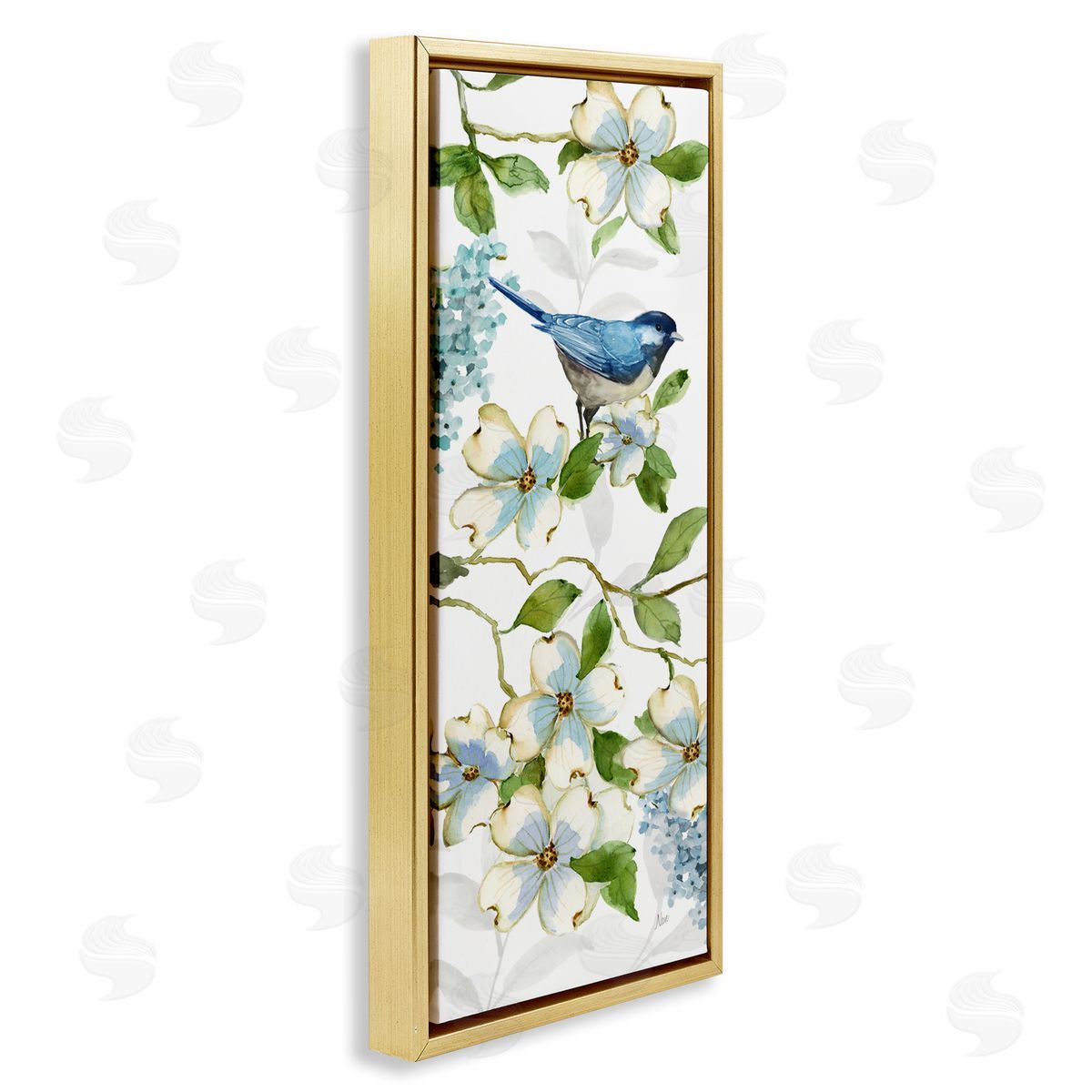 Nan Bird Perched on Dogwood