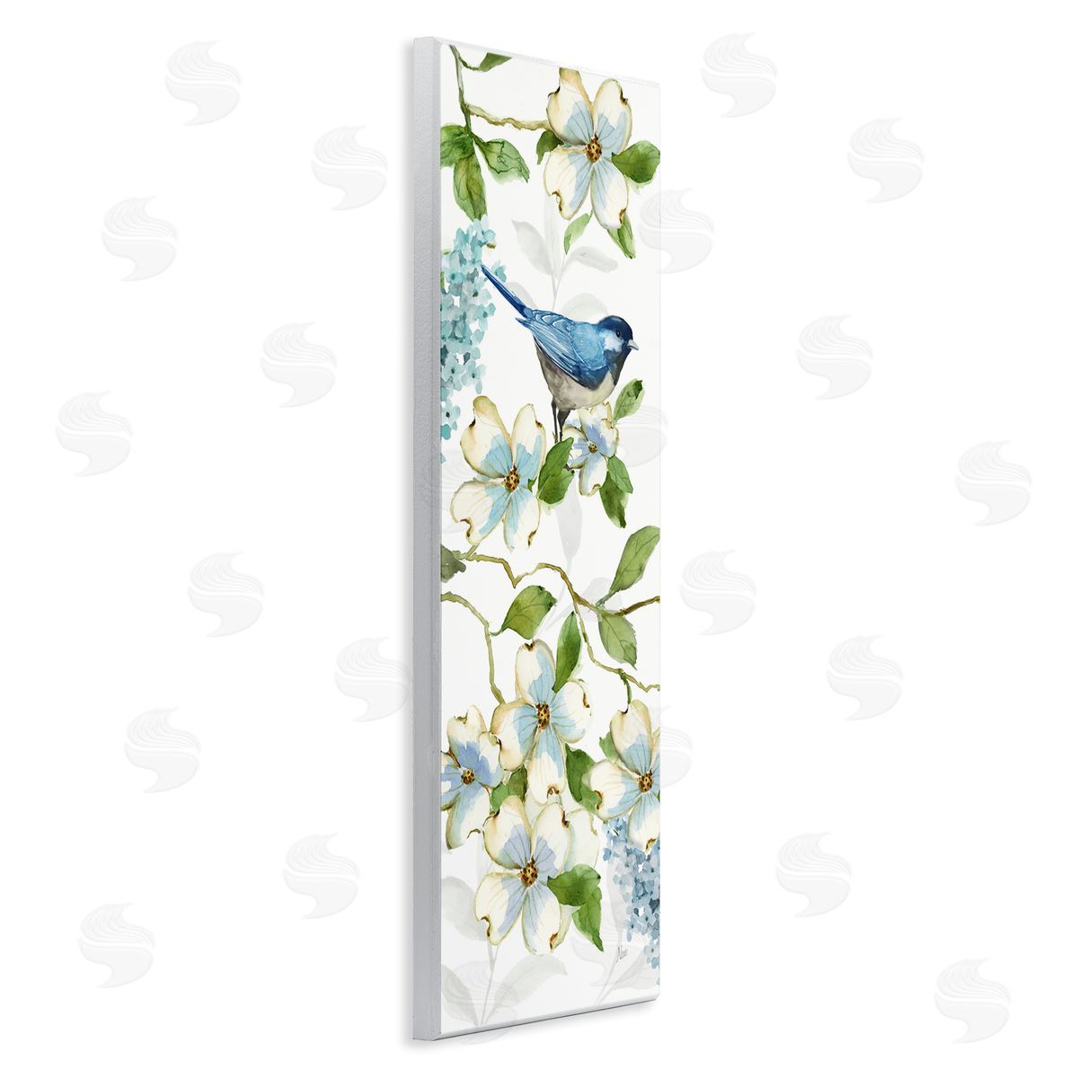 Nan Bird Perched on Dogwood