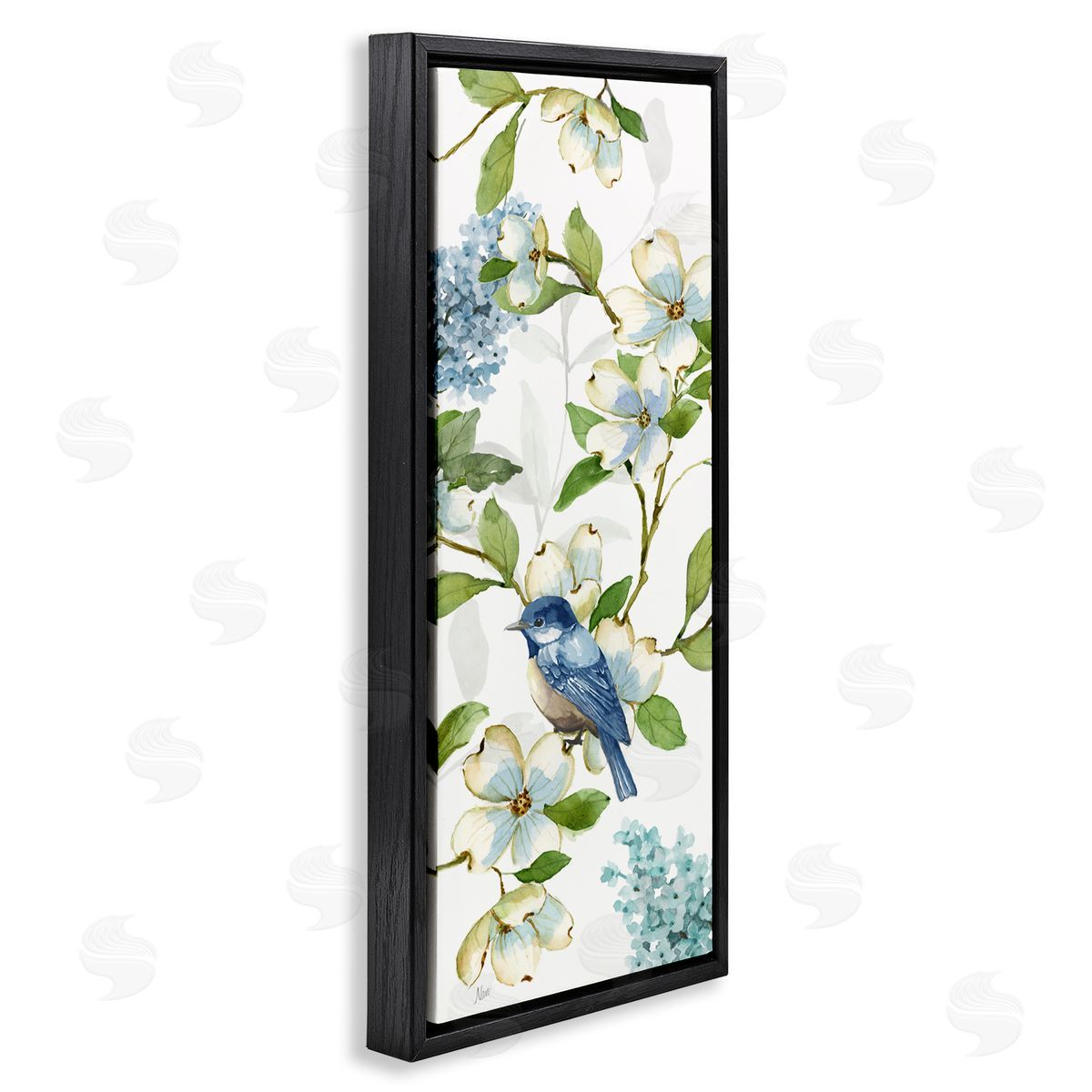 Nan Dogwood Flowers & Bird