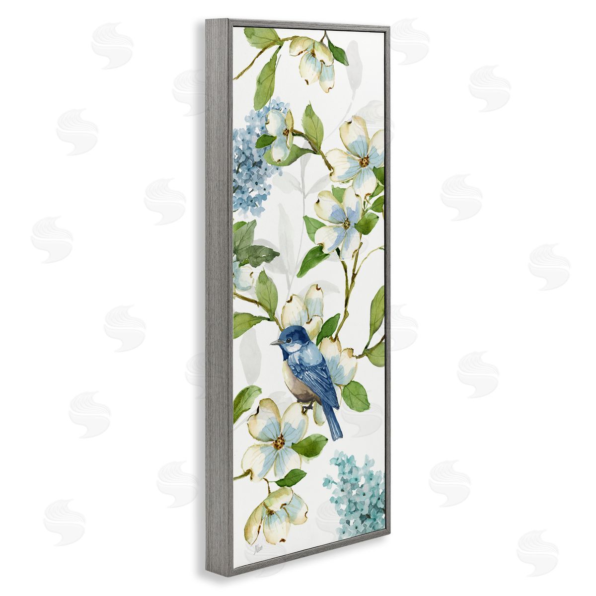 Nan Dogwood Flowers & Bird