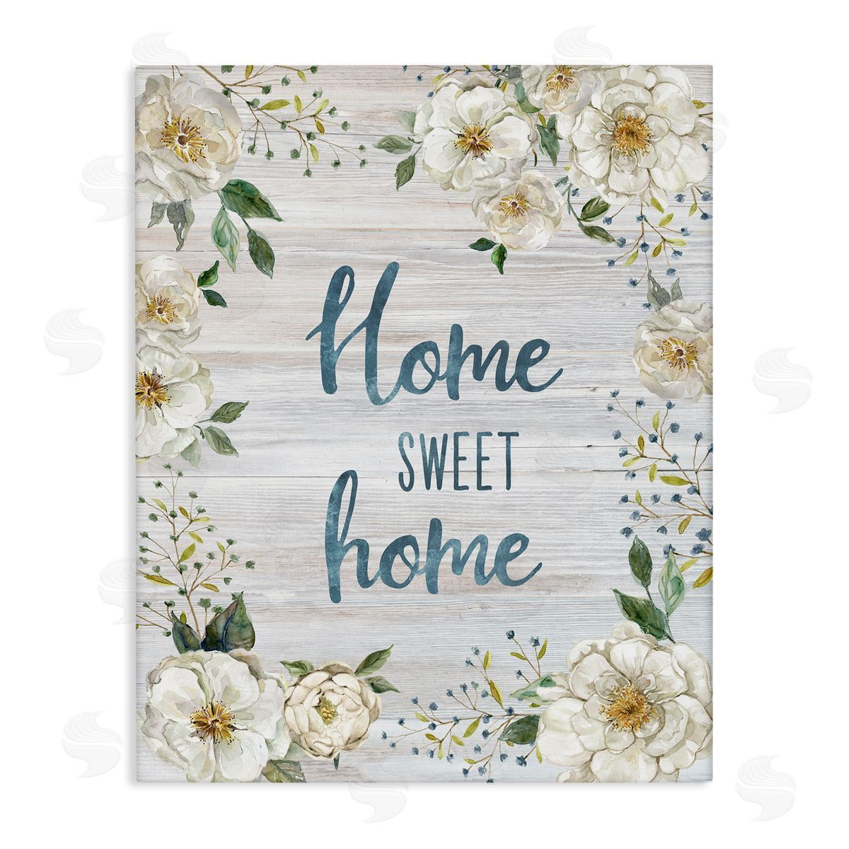 Carol Robinson Sweet Home Shabby Chic Canvas Wall Art Print