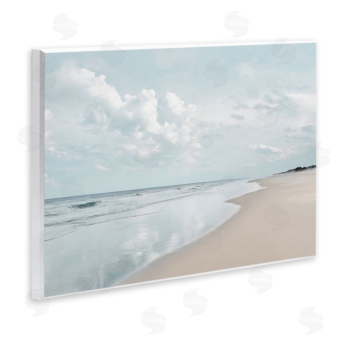 Natalie Carpentieri Endless Beach View Wooden Wall Plaque Art Print