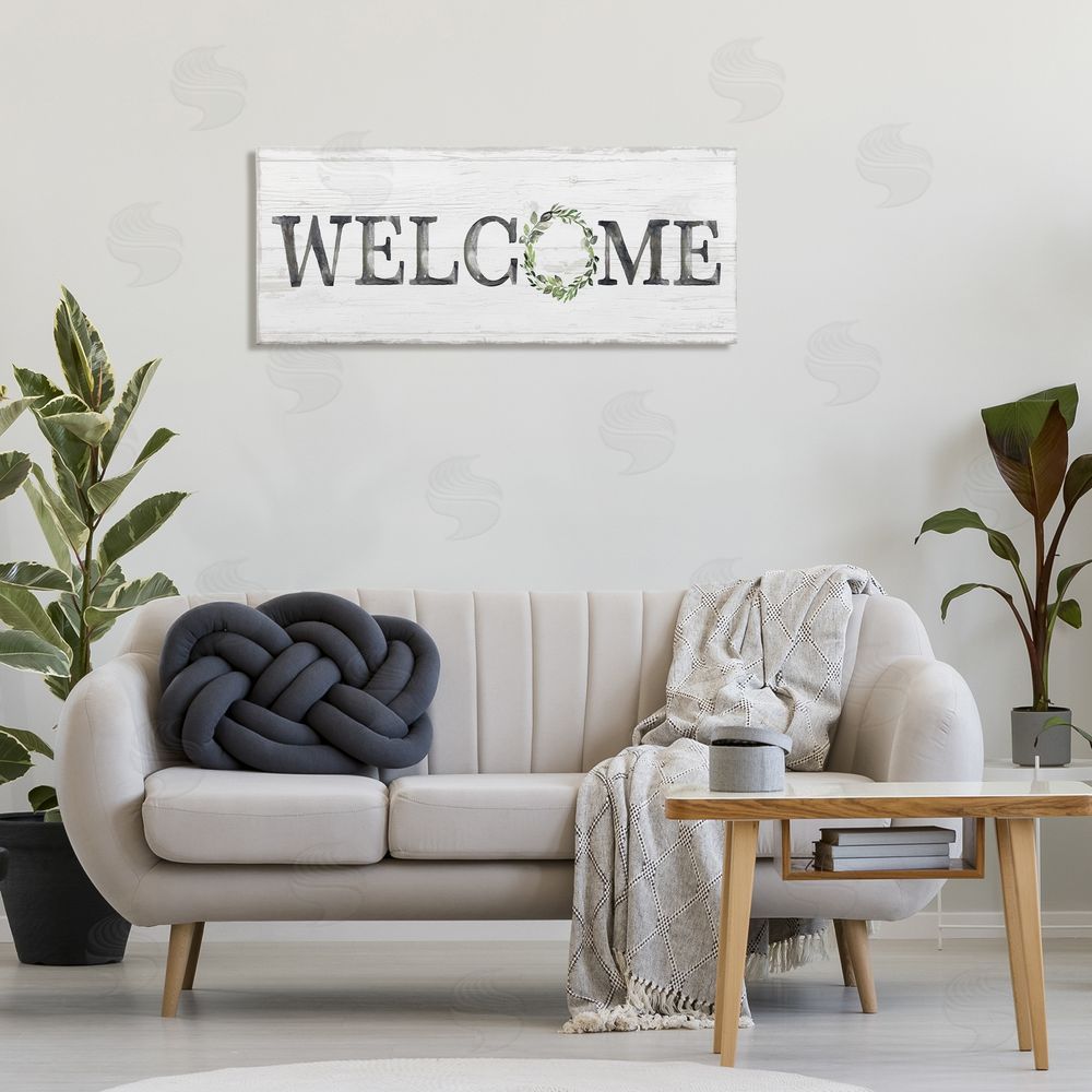 Kristen Brockmon Welcome with Floral Wreath