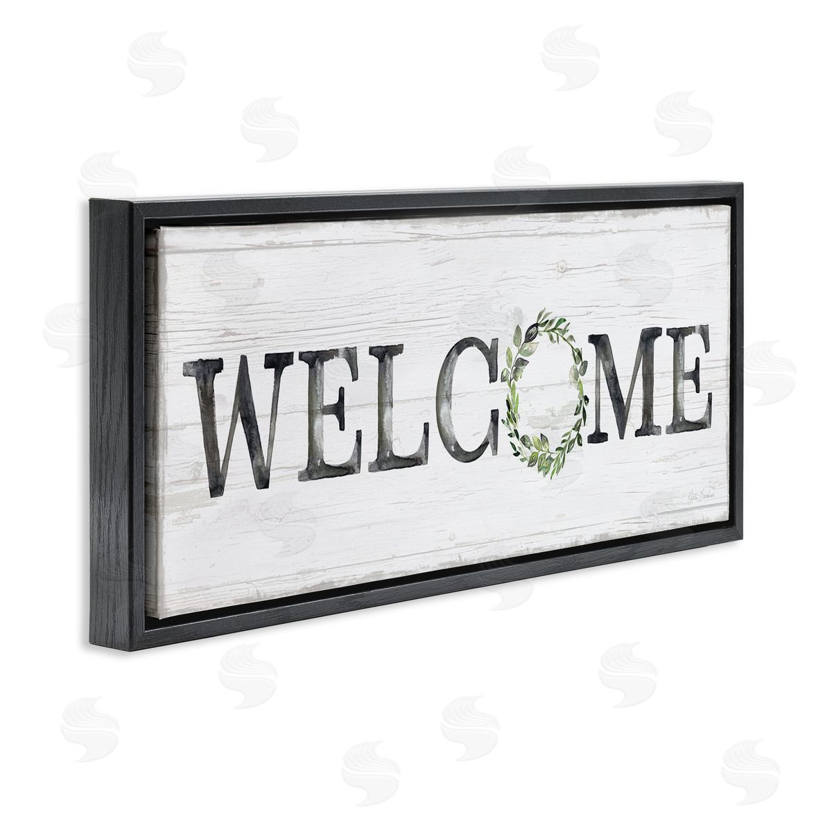 Kristen Brockmon Welcome with Floral Wreath