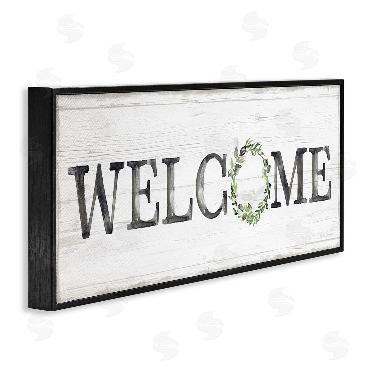 Kristen Brockmon Welcome with Floral Wreath