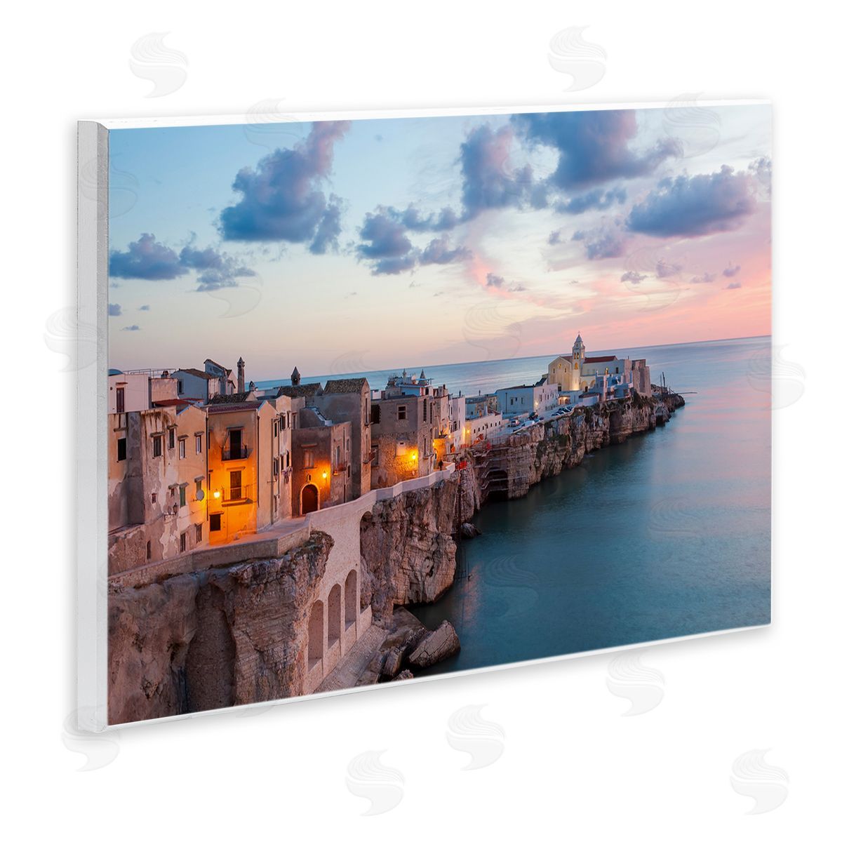 Danita Delimont Coastal City Architecture Wooden Wall Plaque Art Print