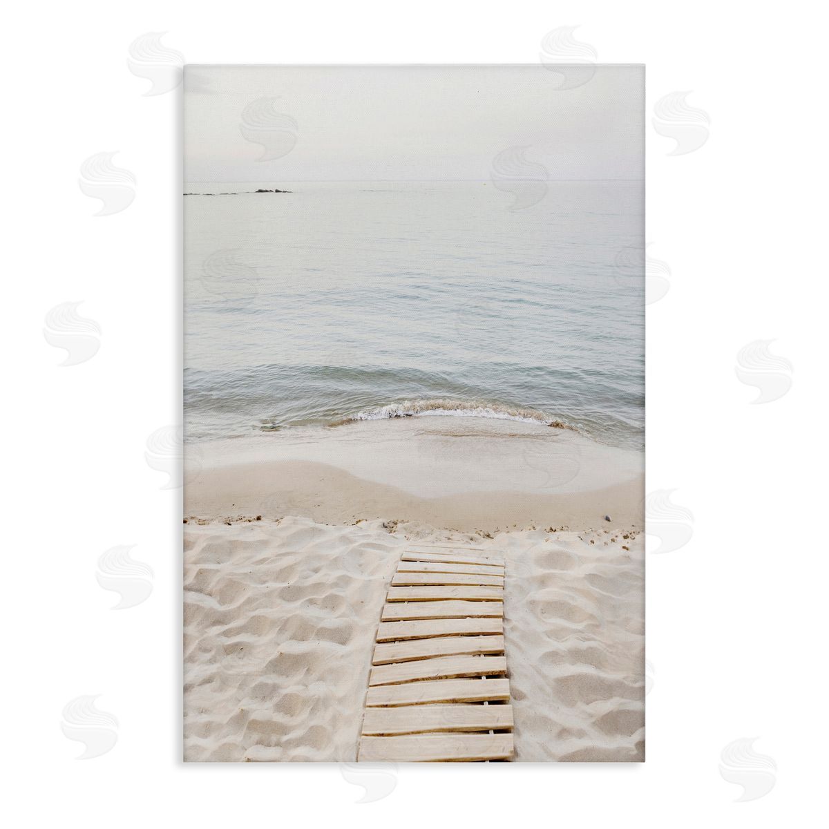Sisi and Seb Steps Toward Beach Shore Canvas Wall Art Print
