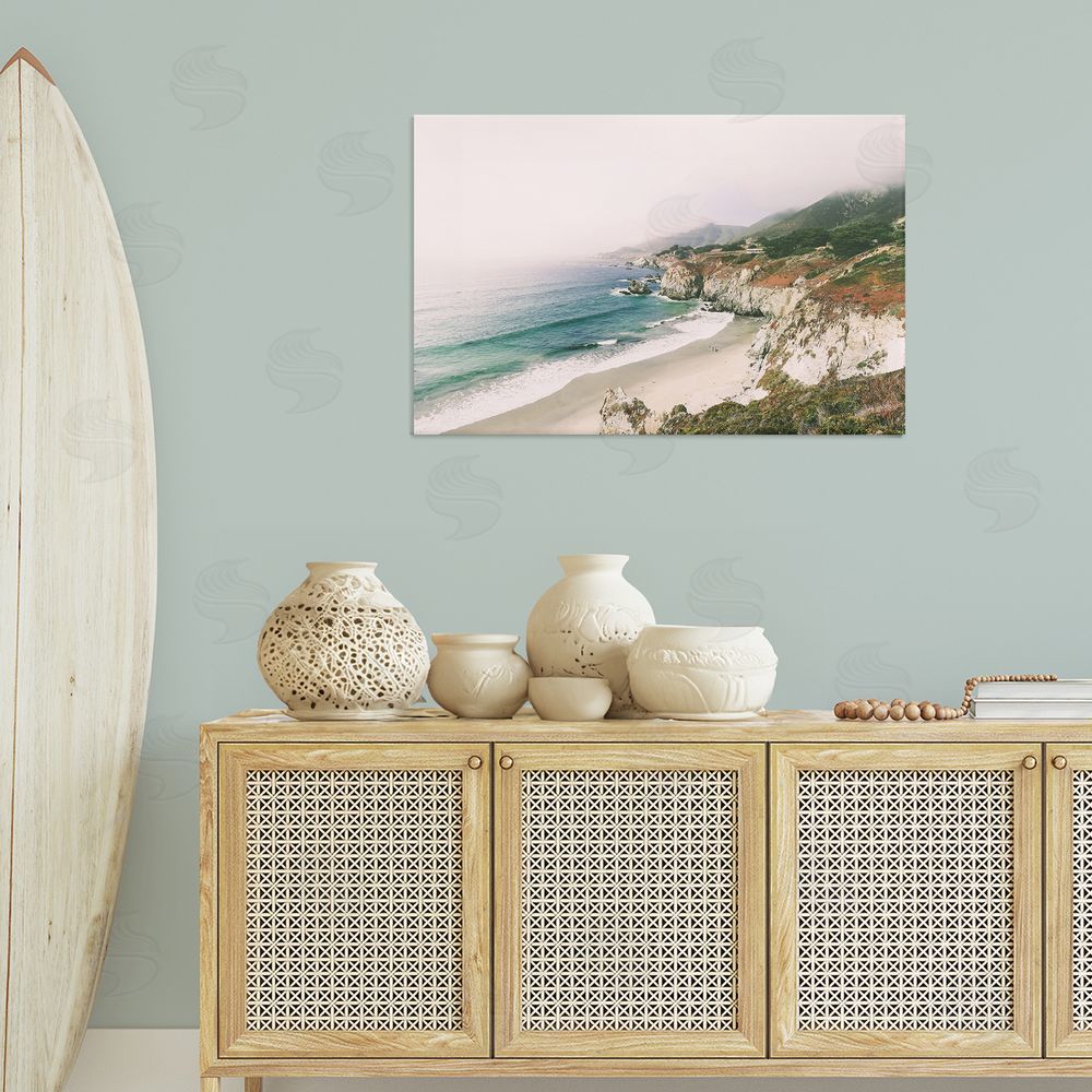 Sisi and Seb Big Sur Coast View Canvas Wall Art Print in Room