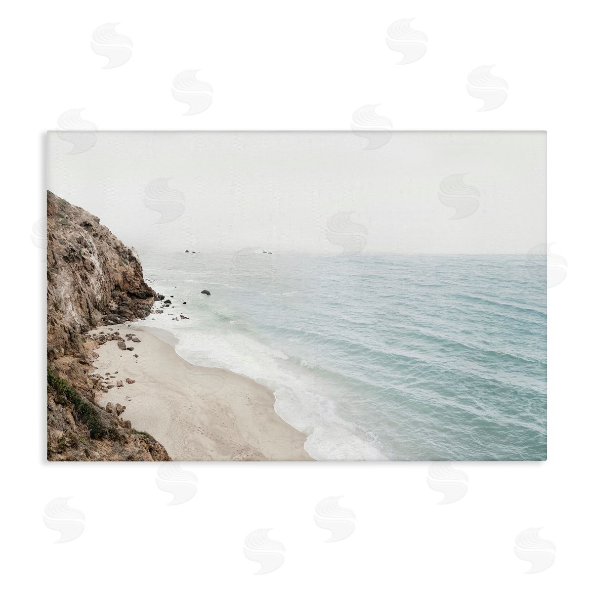 Sisi and Seb California Coast Cliffs Canvas Wall Art Print