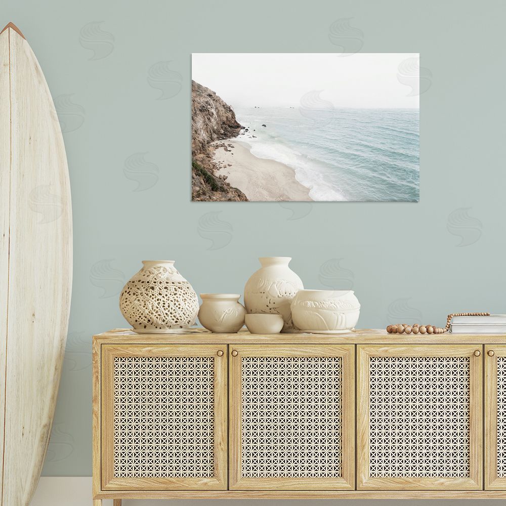Sisi and Seb California Coast Cliffs Canvas Wall Art Print in Room