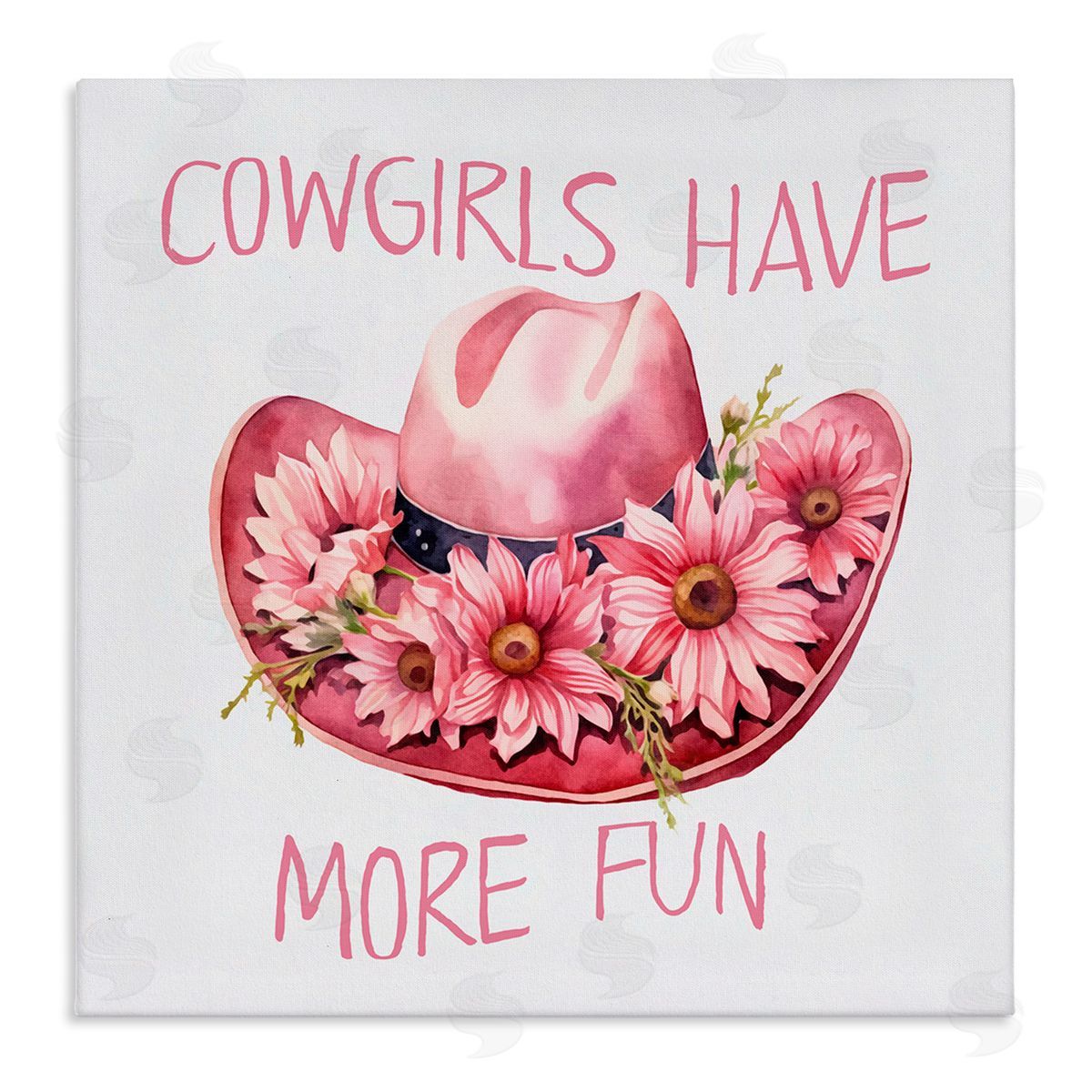 Andrea Haase Cowgirls Have More Fun Canvas Wall Art Print