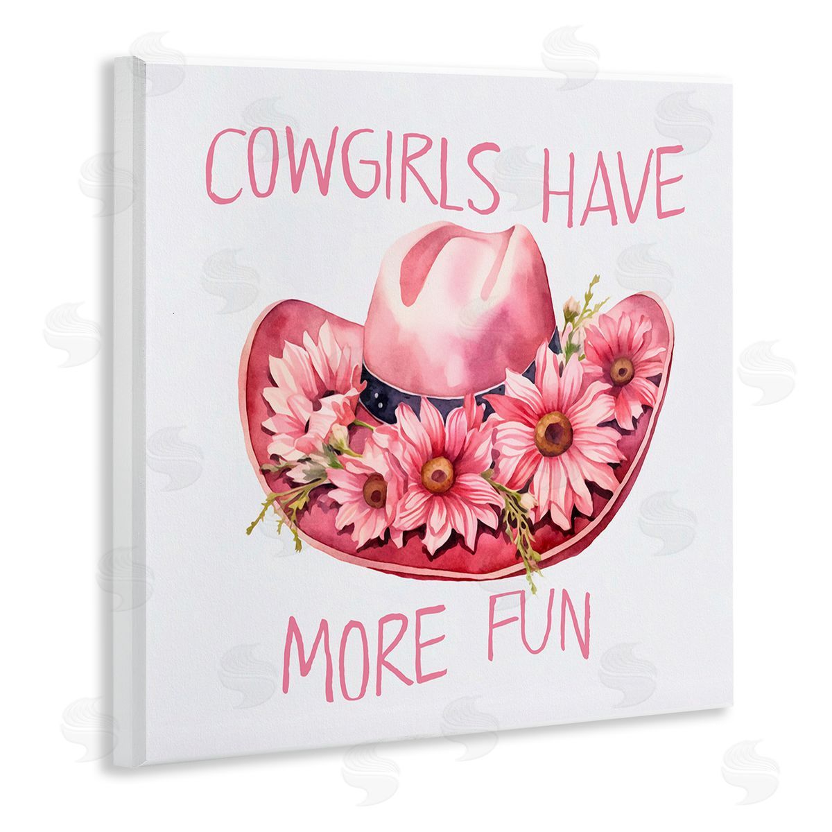 Andrea Haase Cowgirls Have More Fun Wooden Wall Plaque Art Print