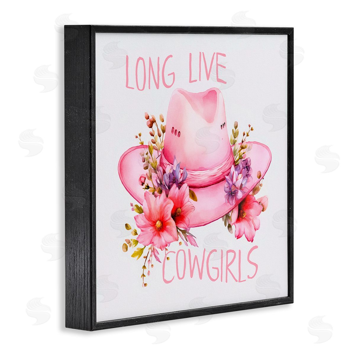 Andrea Haase Long Live Cowgirls Black Framed Giclee Wall Art Print
