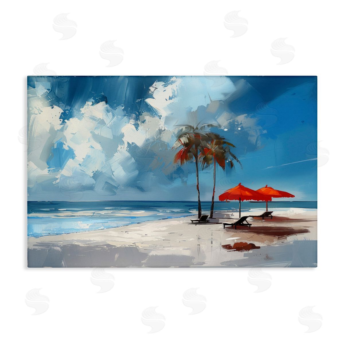 Irena Orlov Sunny Seaside Palette Canvas Wall Art Print