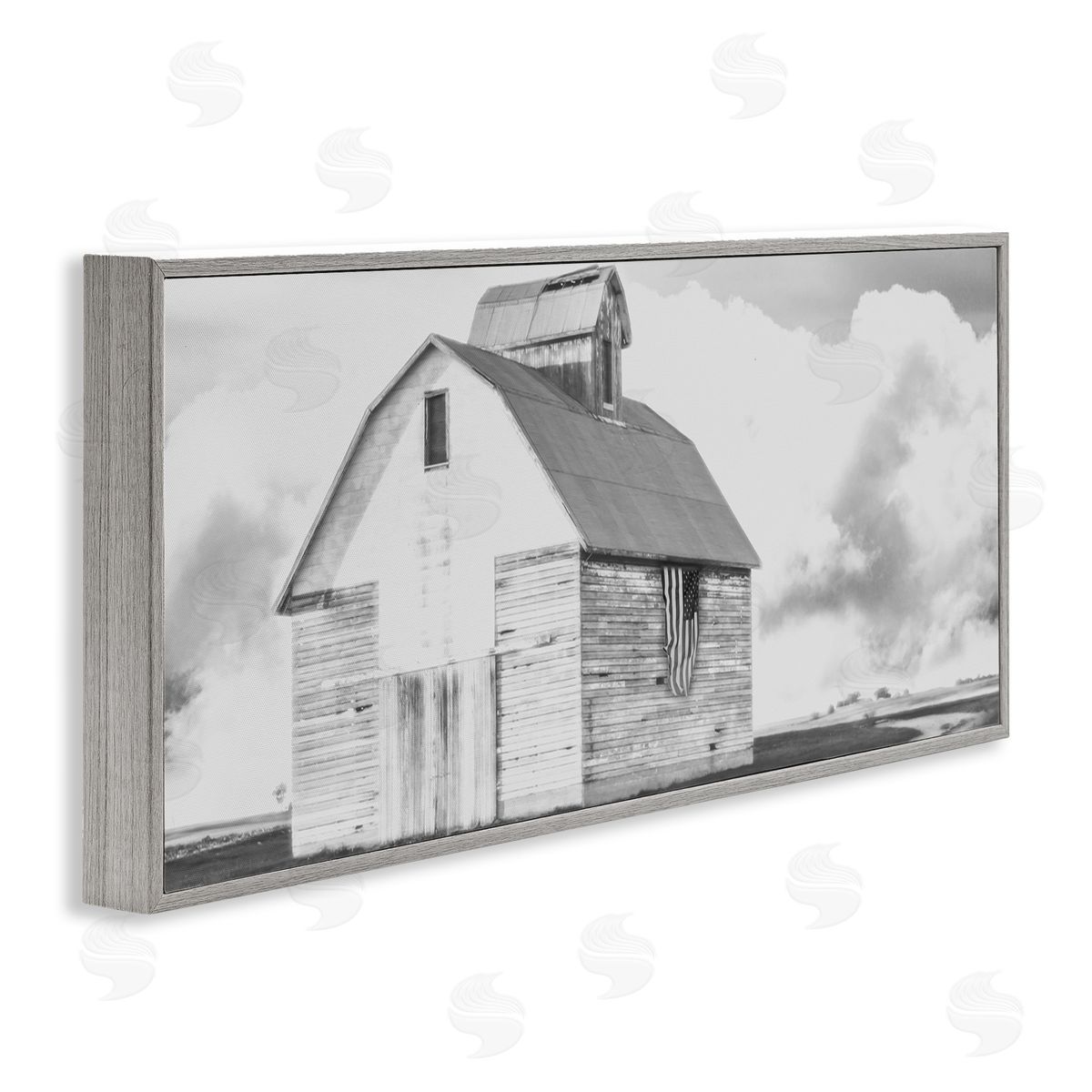 Milli Villa USA Flag on Barn