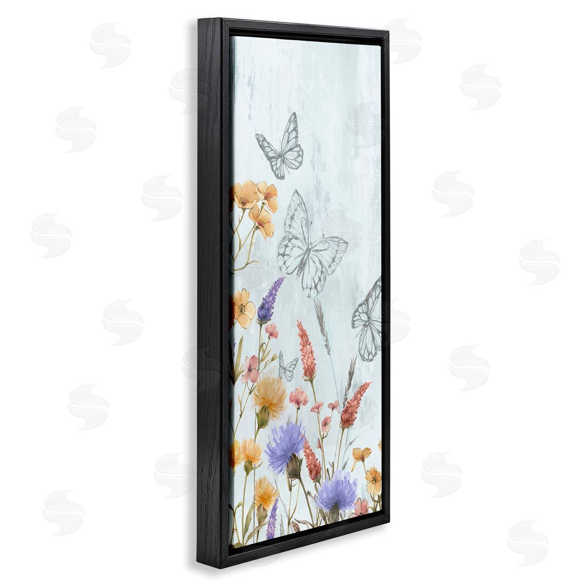 Alex Black Butterfly Outlines & Florals