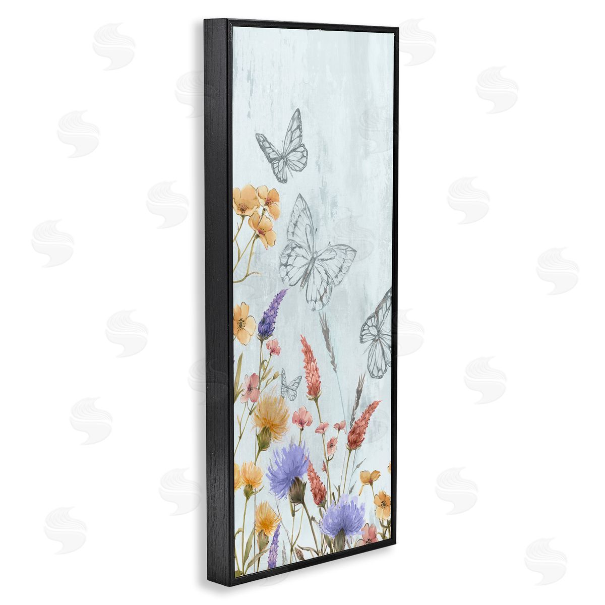 Alex Black Butterfly Outlines & Florals