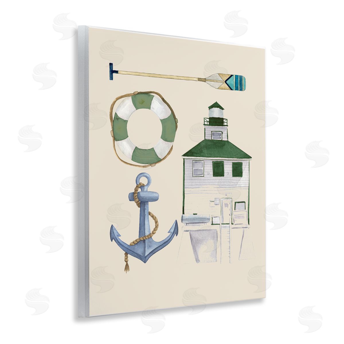Brooke Pajkurich Boating & Lake Gear Wooden Wall Plaque Art Print