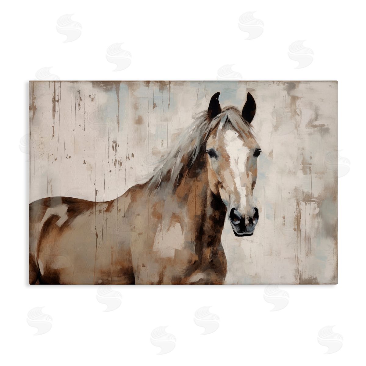 Irena Orlov Rustic Stoic Mare Canvas Wall Art Print