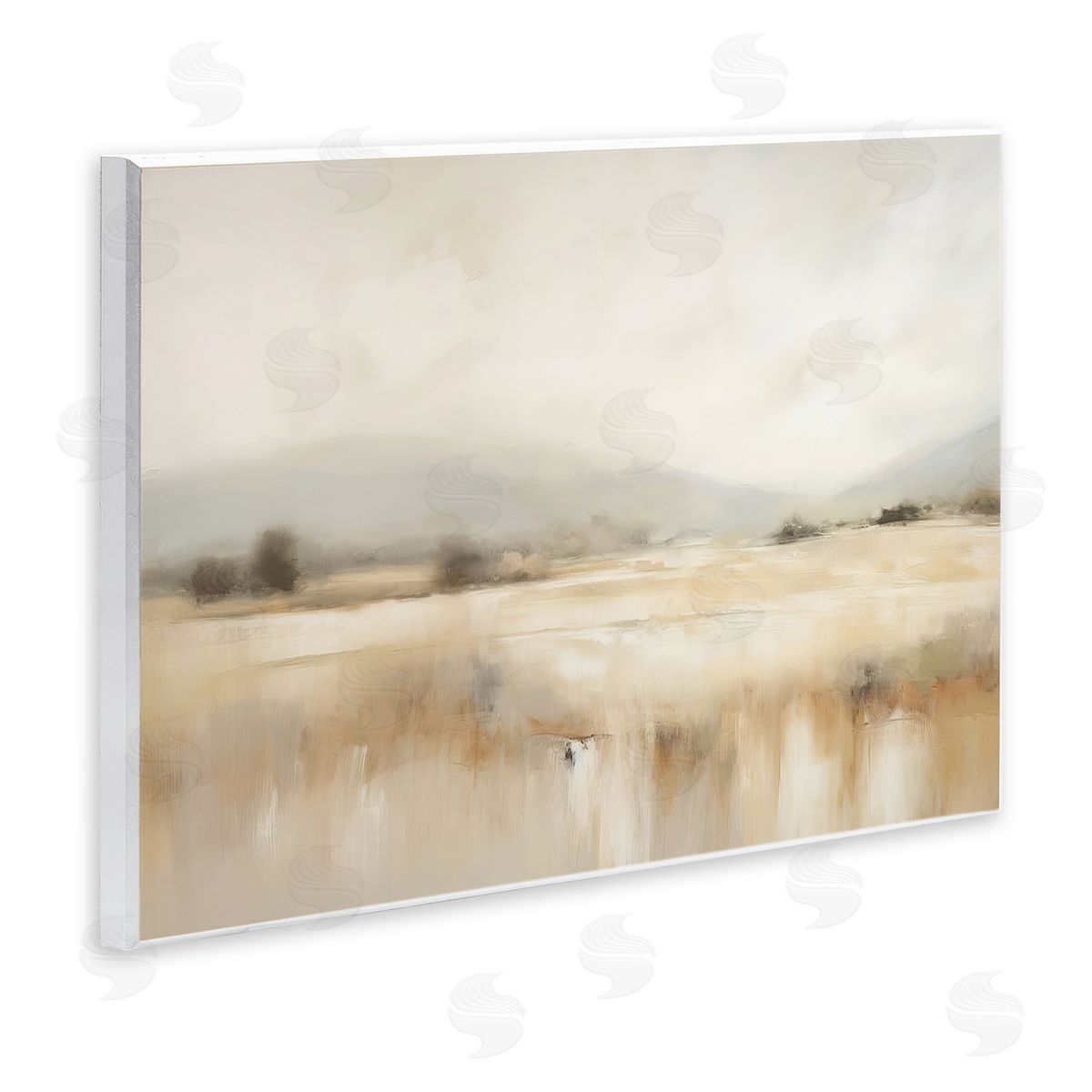 Irena Orlov Blurred Rural Countryside Wooden Wall Plaque Art Print