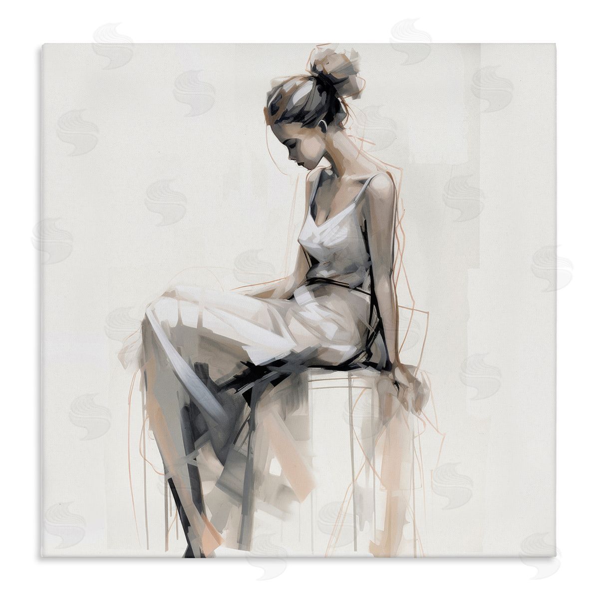 Irena Orlov Female Portrait Impression Canvas Wall Art Print