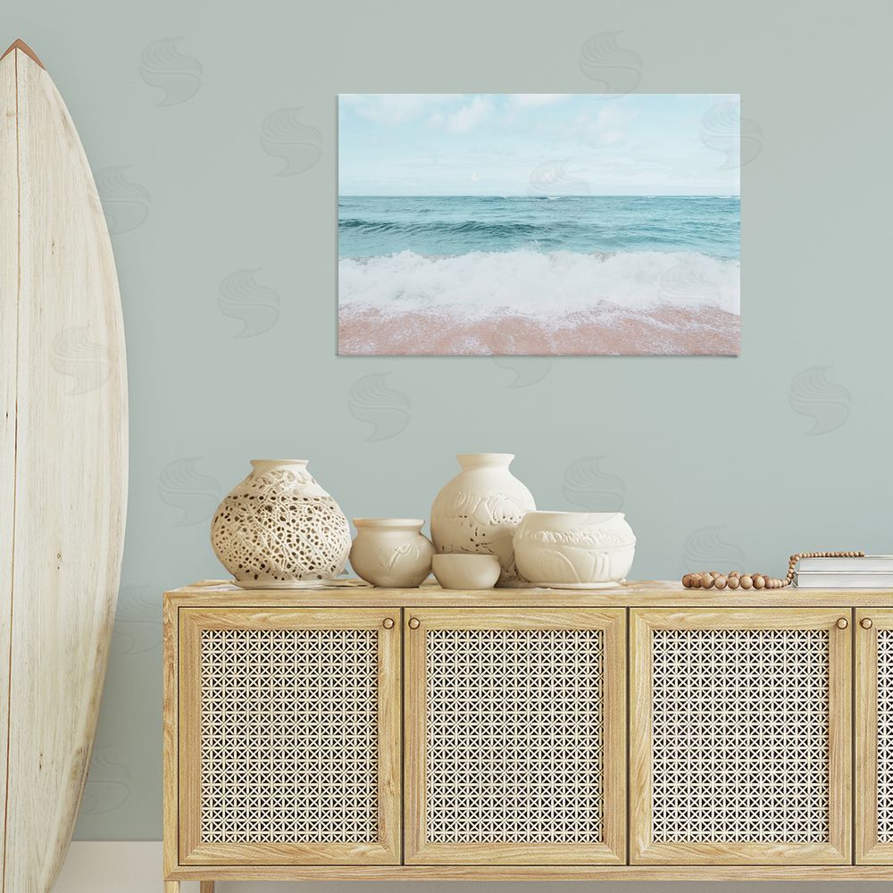 Elena Chukhlebova Centric Beach Foam Canvas Wall Art Print in Room