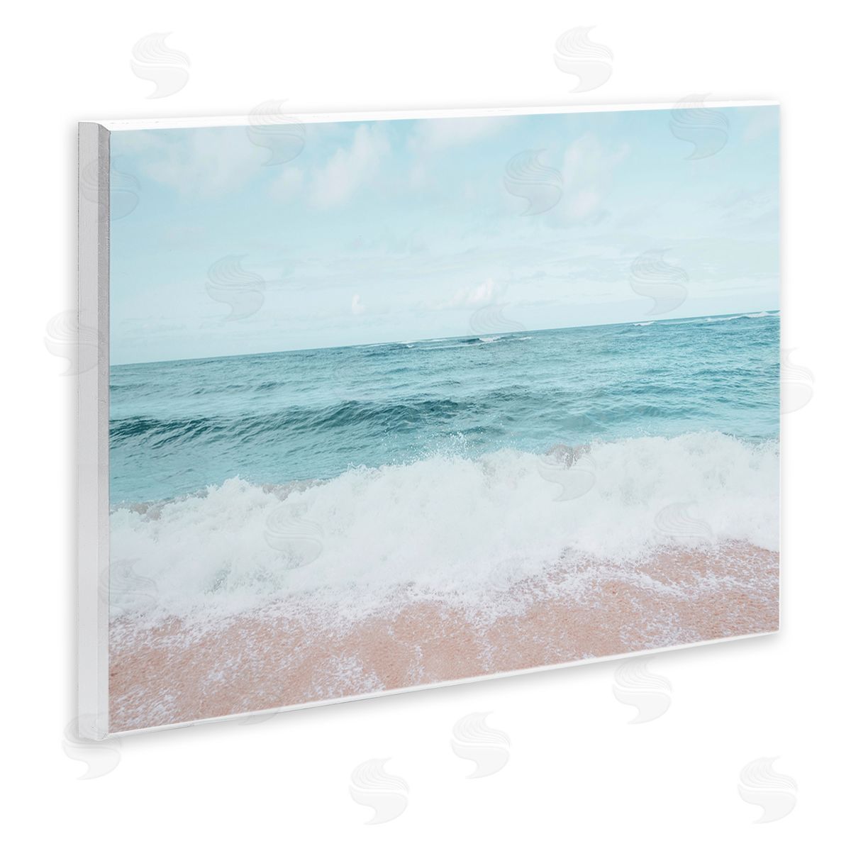 Elena Chukhlebova Centric Beach Foam Wooden Wall Plaque Art Print