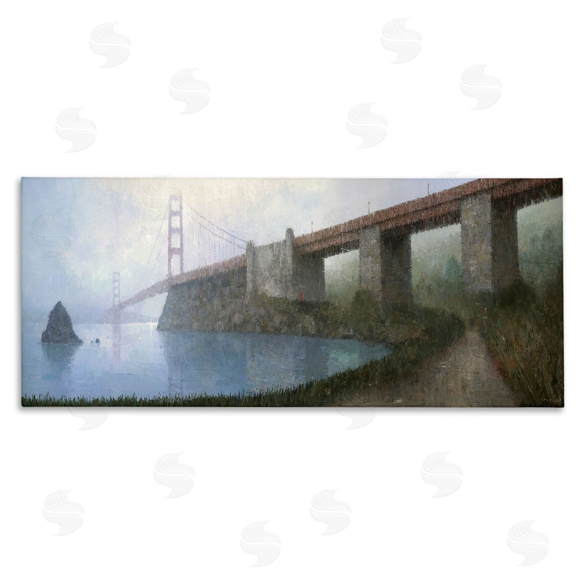 Stephen Mitchell Bridge over Misty Waters