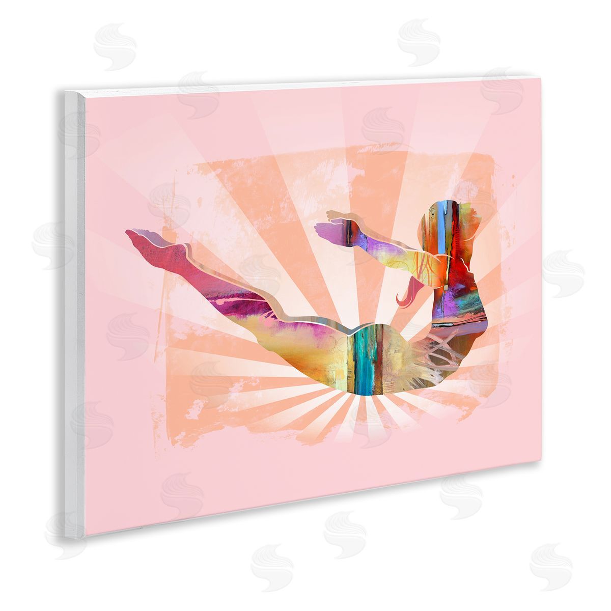 Tim Parker Abstract Mindfulness Exercise Wooden Wall Plaque Art Print