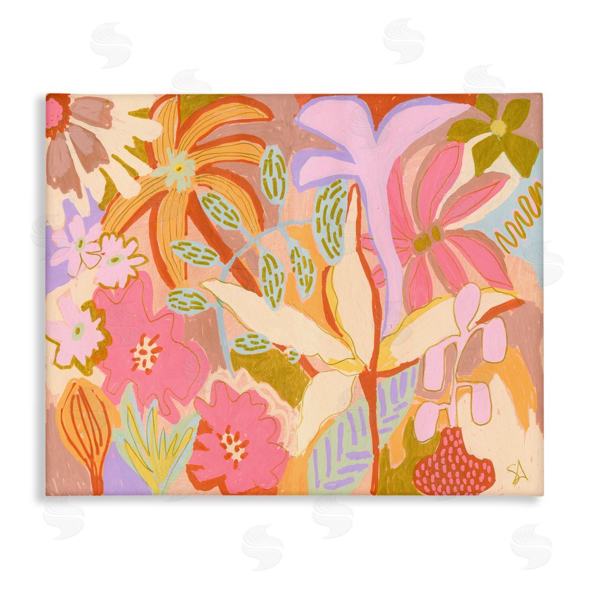 Suzanne Allard Soft Expressive Botanicals Canvas Wall Art Print