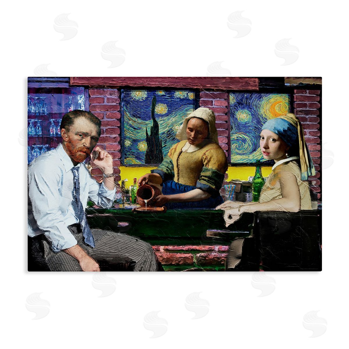 Reinders Classic Paintings Gathered Canvas Wall Art Print