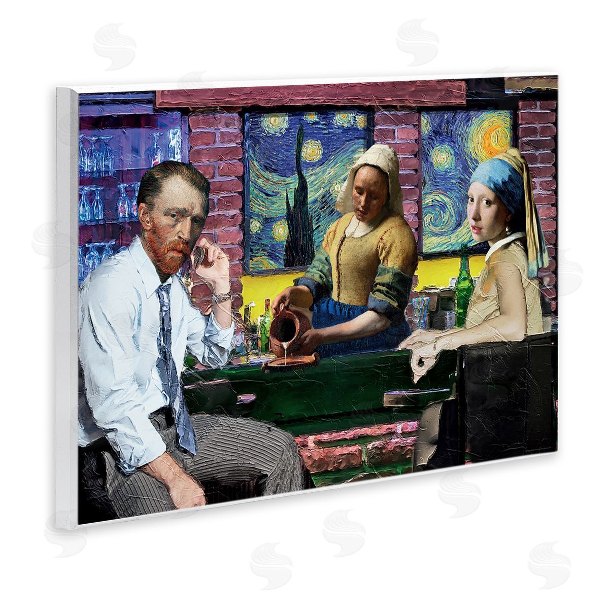 Reinders Classic Paintings Gathered Wooden Wall Plaque Art Print