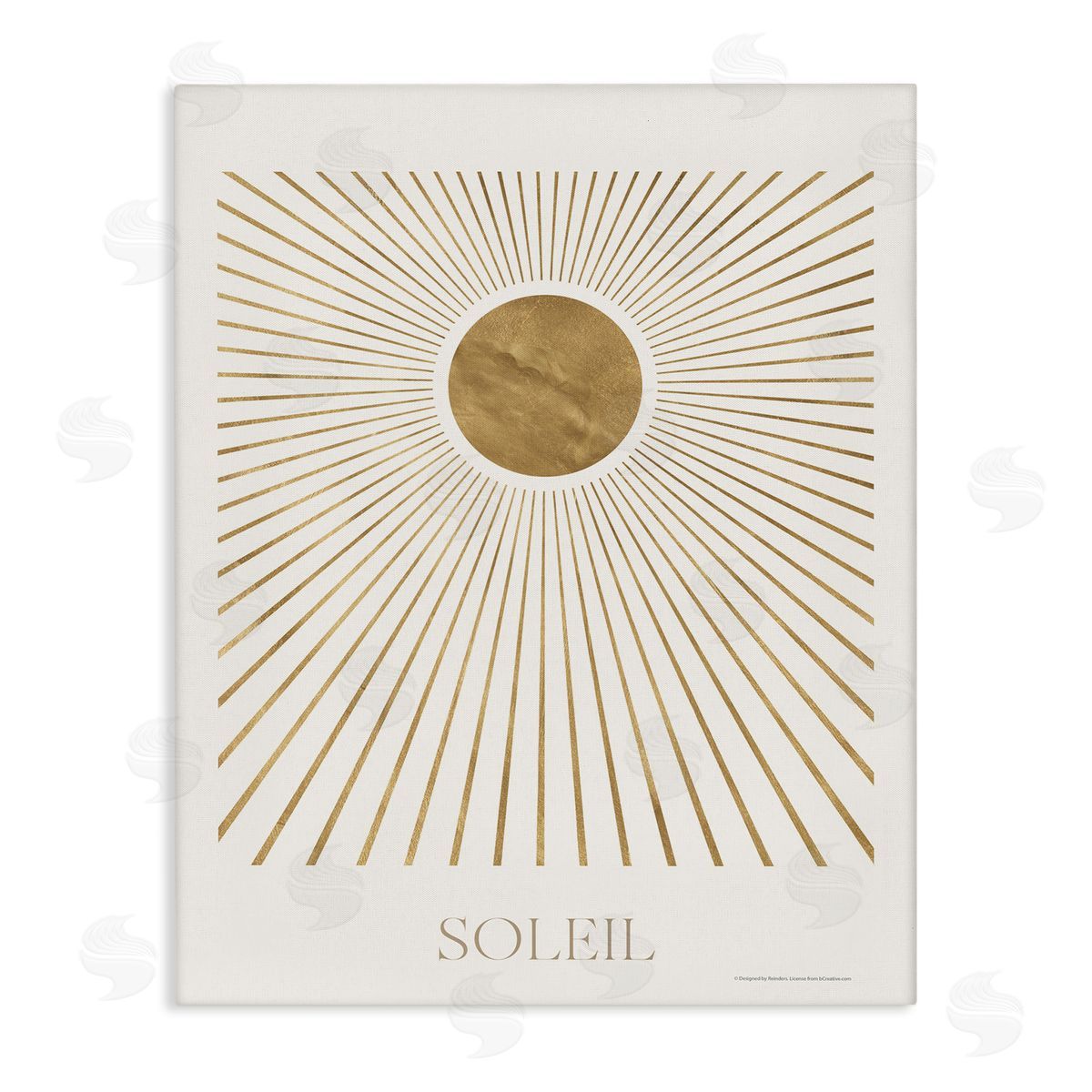 Reinders Soleil Boho Sun Canvas Wall Art Print