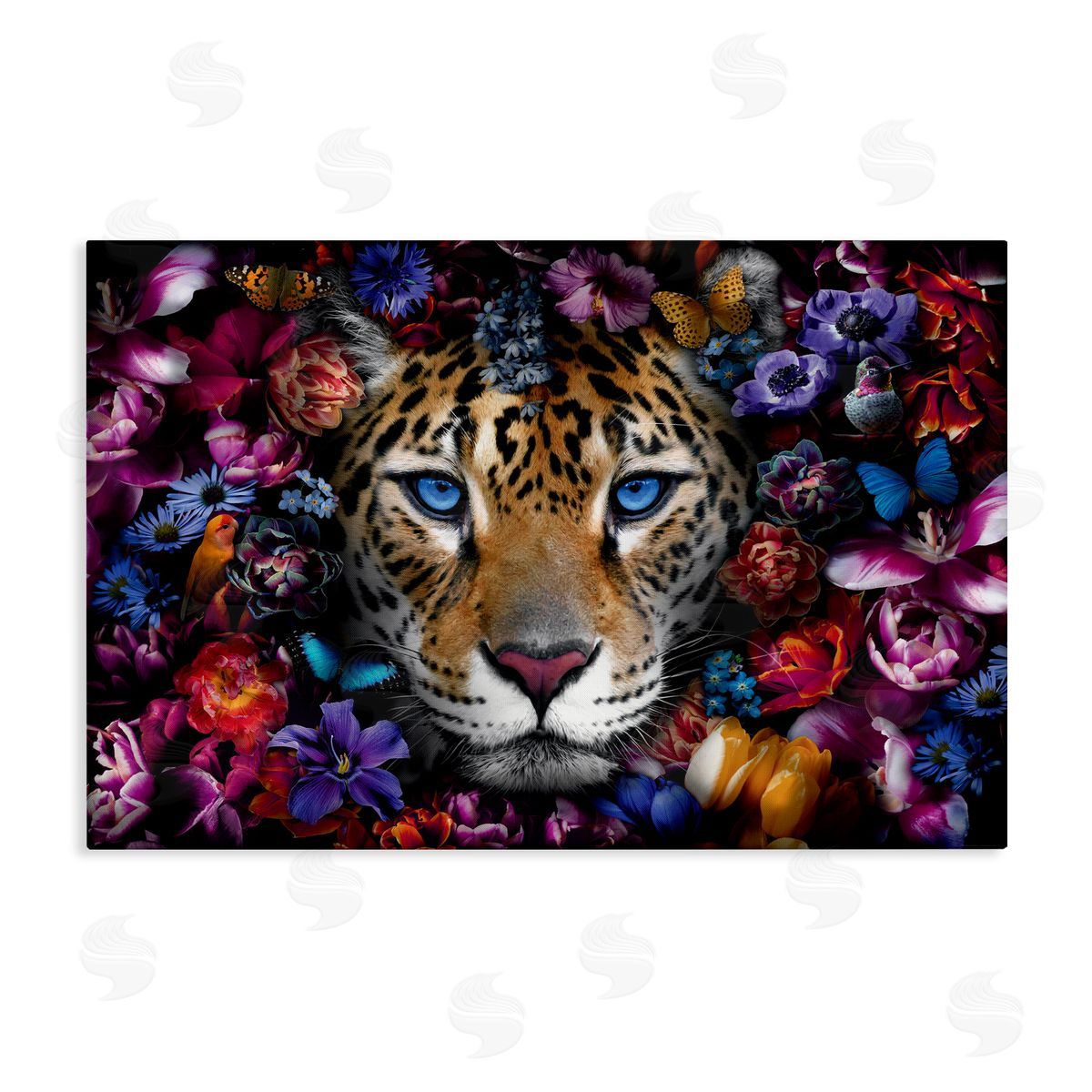 Reinders Piercing Leopard Gaze Canvas Wall Art Print