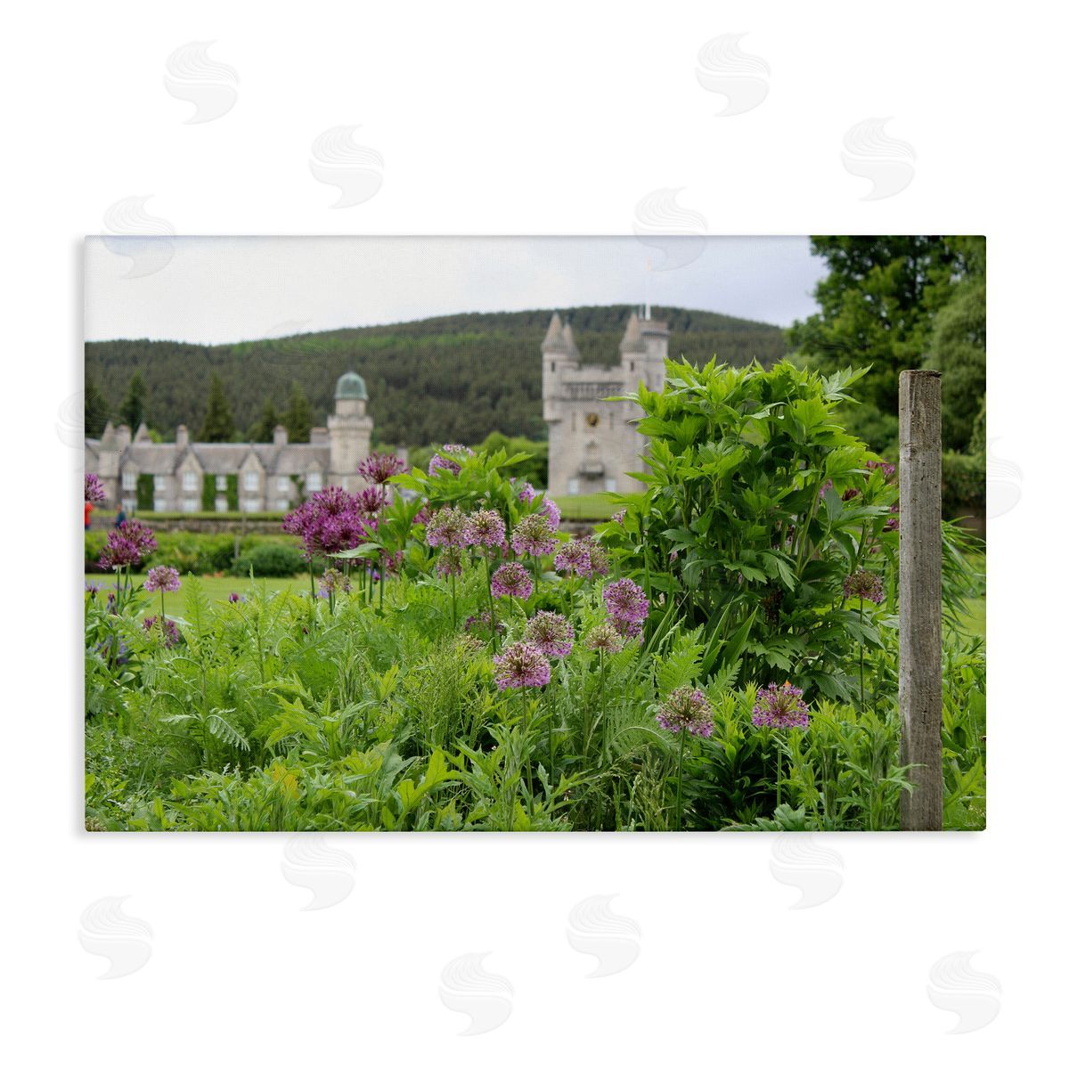 Tammy Apple Distant Castle View Canvas Wall Art Print