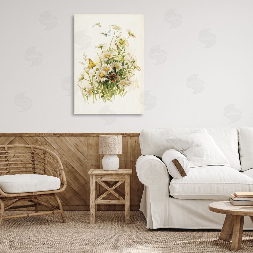 Piddix Spring Pickings Florals Canvas Wall Art Print in Room