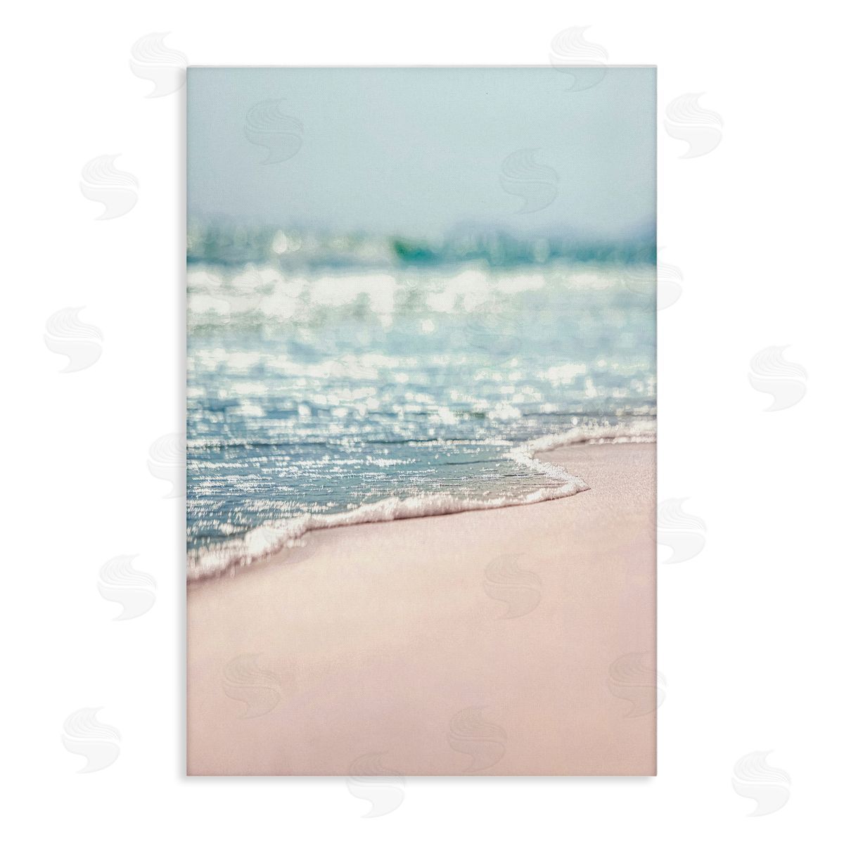 Nataly White California Summer Waves Canvas Wall Art Print
