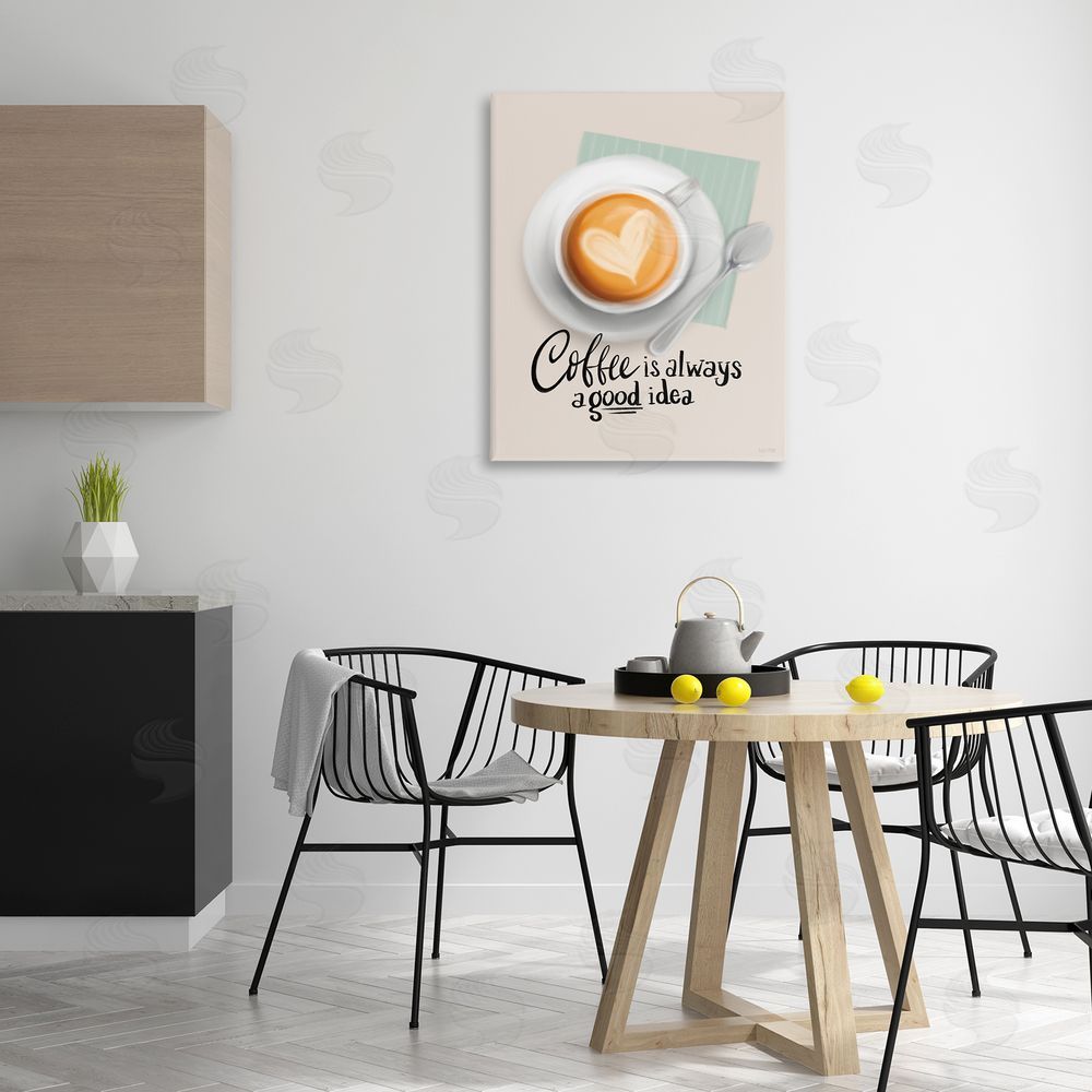 House Fenway Coffee Always Good Idea Canvas Wall Art Print in Room