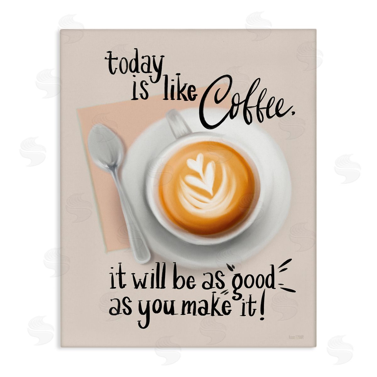 House Fenway Today Is Like Coffee Canvas Wall Art Print