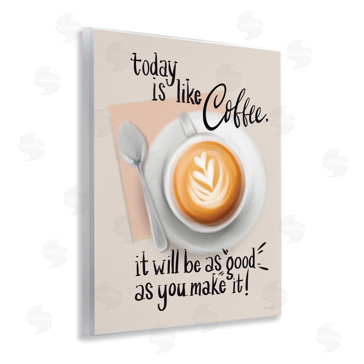 House Fenway Today Is Like Coffee Wooden Wall Plaque Art Print