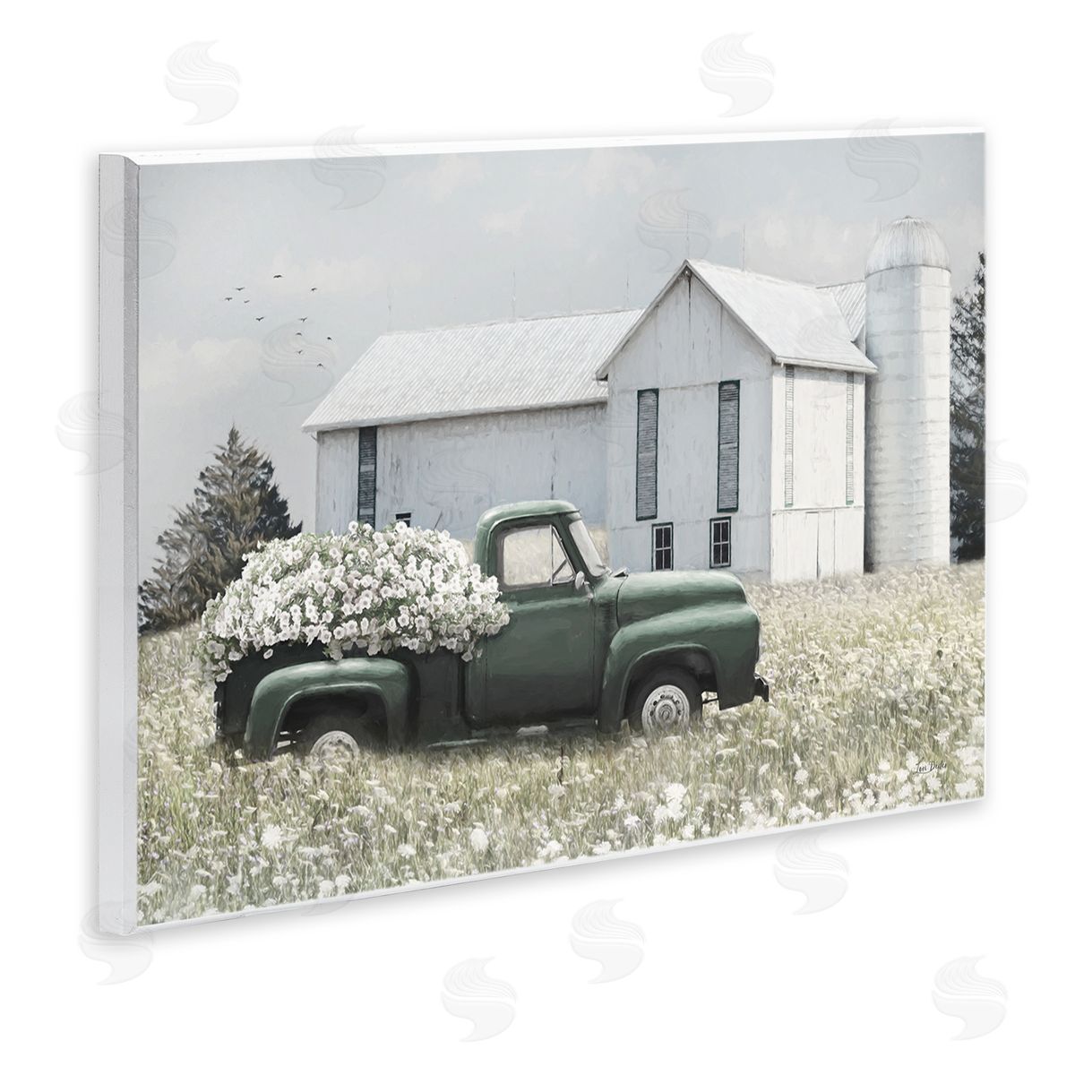Lori Deiter Rustic Barn & Truck Wooden Wall Plaque Art Print