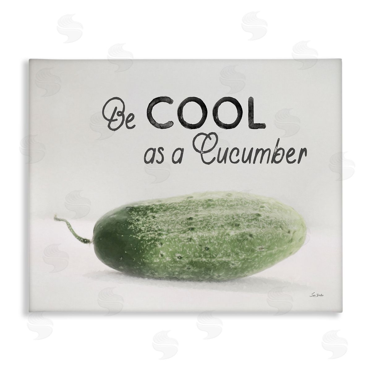 Lori Deiter Cool As A Cucumber Canvas Wall Art Print