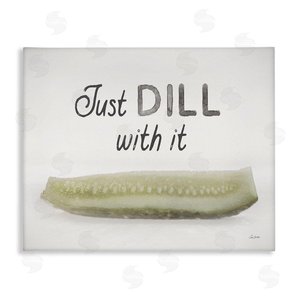 Lori Deiter Just Dill With It Canvas Wall Art Print