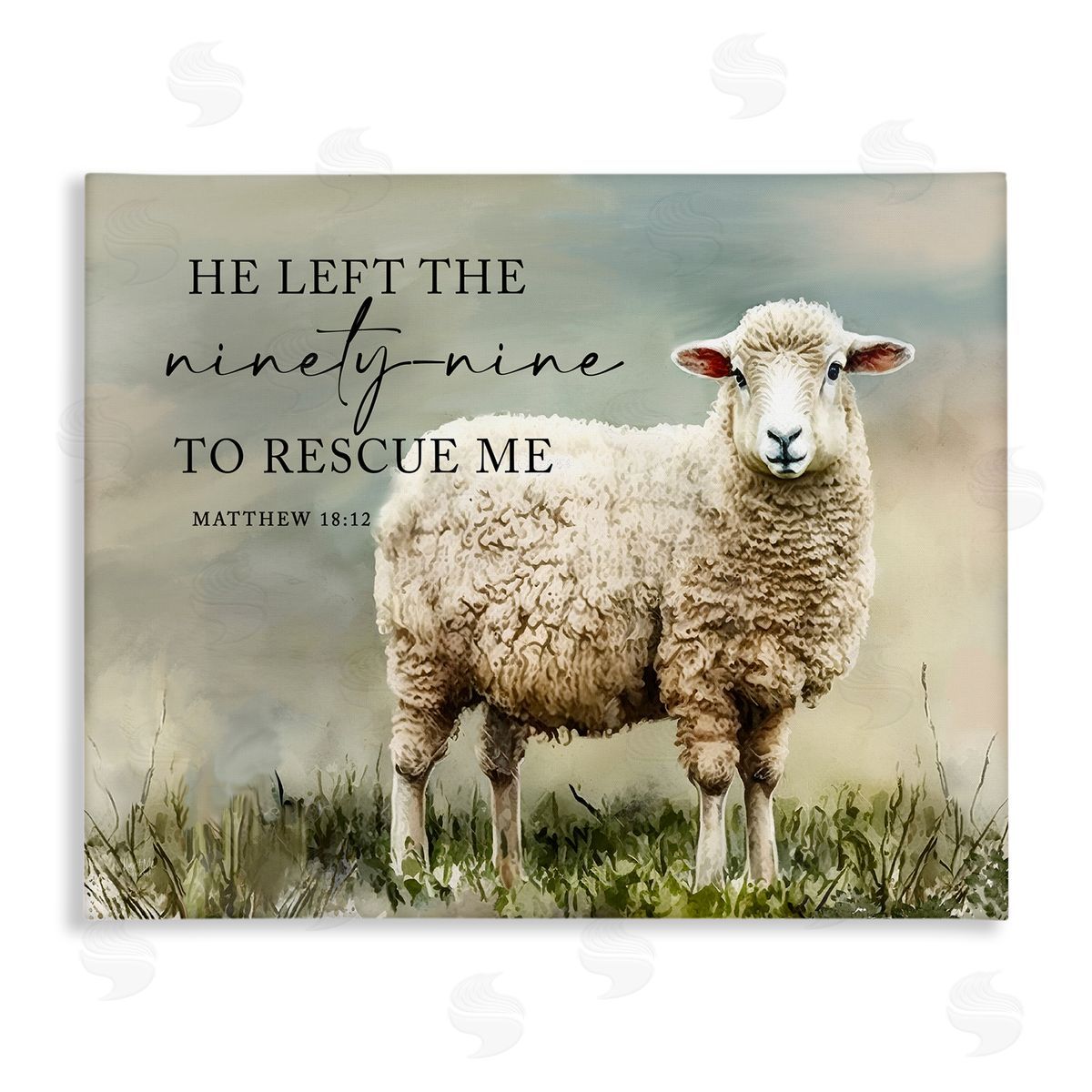 Molly Mattin Left The Ninety Nine Proverb Canvas Wall Art Print