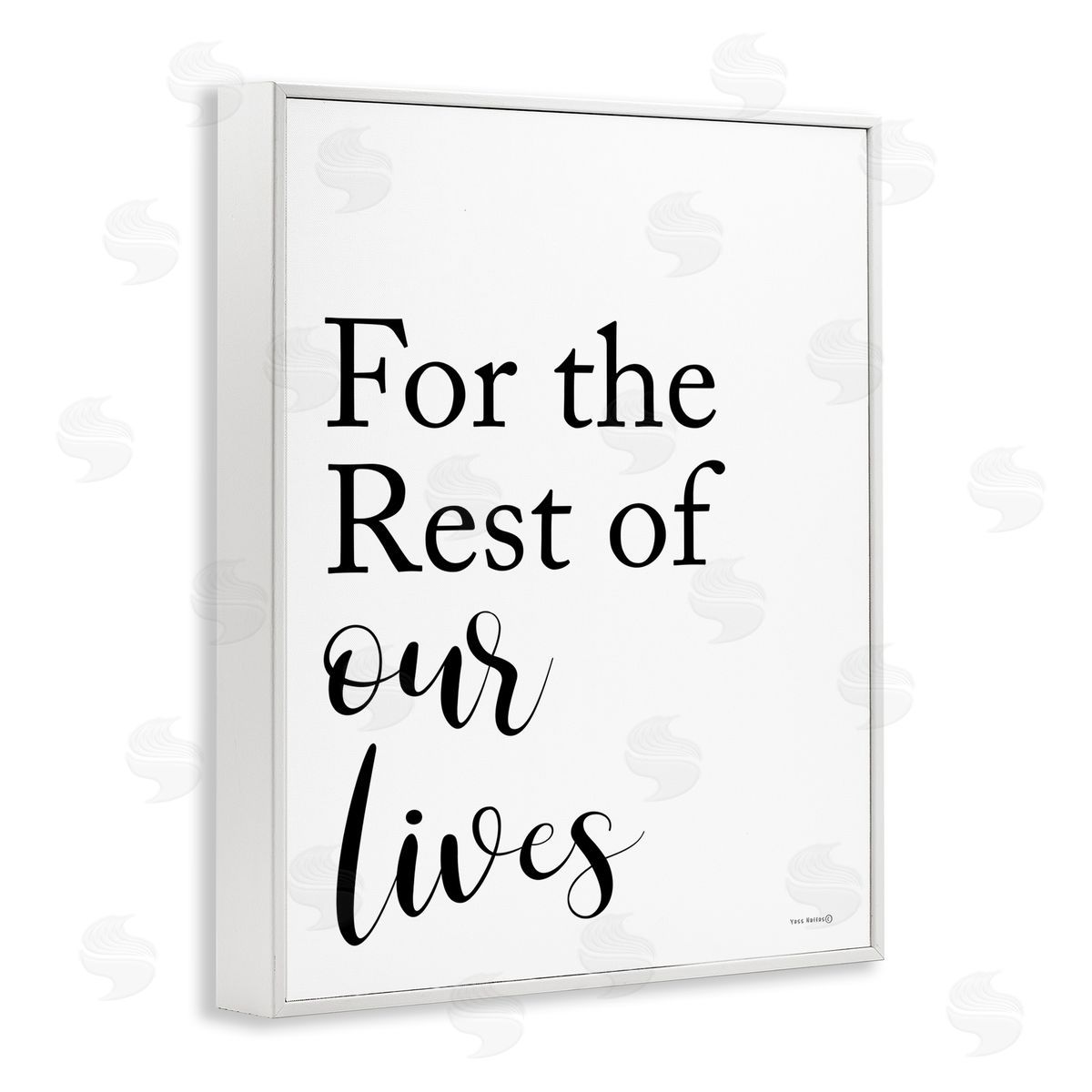 Tammy Apple Rest Of Our Lives White Framed Giclee Wall Art Print
